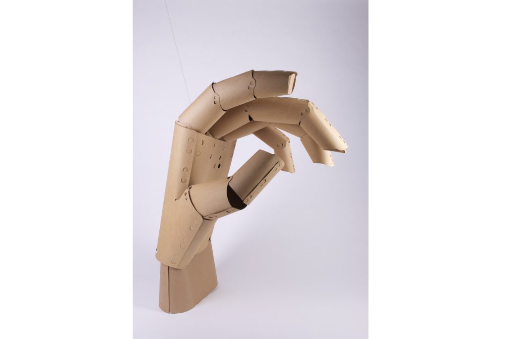 Bespoke Sustainable Marionette Hands crafted for Fred Perry by PW Shop