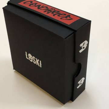 Influencer box made by PW Shop for Loski. Outside of the box.