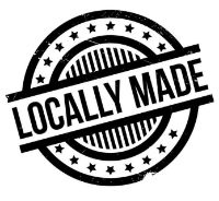 An image showing the 'Locally Made' logo